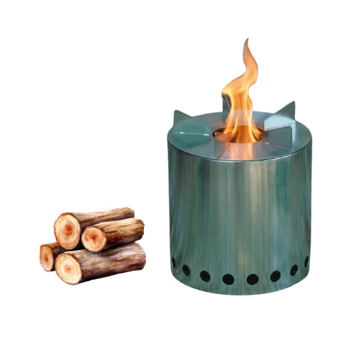 লাকরি গ্যাস চুলা / wood gas stove